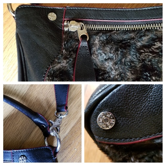 MZ Wallace Black Leopard Print Leather Bag - Picture 9 of 9